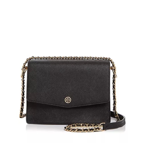 Tory Burch Handbags - Tory Burch Robinson Convertible black purse